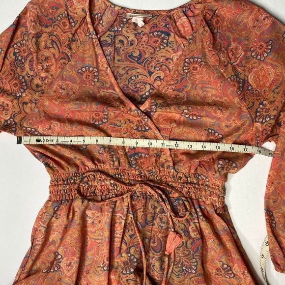 BOEMO Revolve Women's Bohemian Paisley Maxi Dress Sz M EUC - Picture 10 of 12